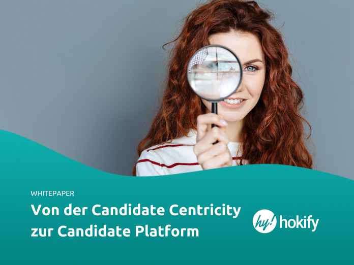Titelbild Whitepaper hokify: Von der Candidate Centricity zur Candidate Platform