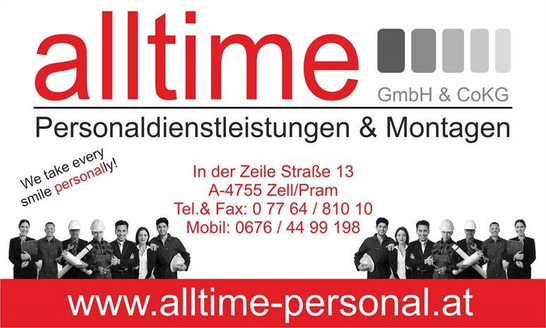Logo von Alltime Personalservice & Montagen GmbH und CO KG