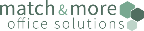 Logo von match & more office solutions eine Marke der akut... Medizinische Personallogistik GmbH