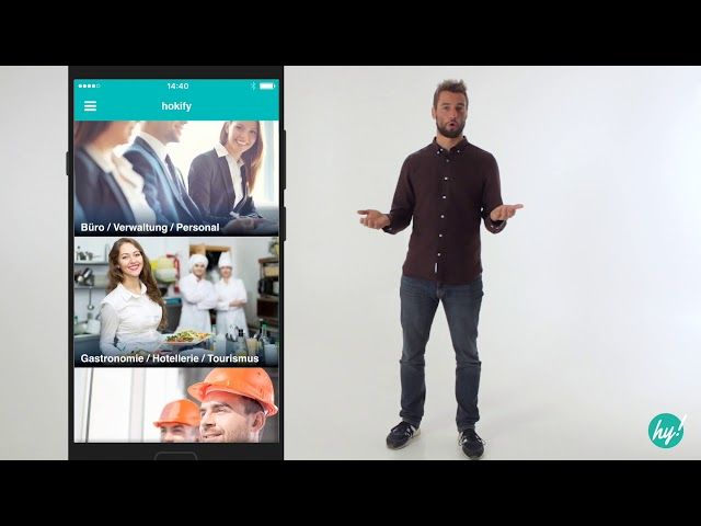 hokify in 90 Sekunden - Deine mobile Job-Plattform